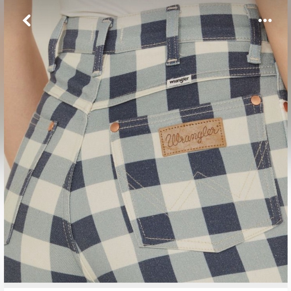 🤠WRANGLER WOMEN'S CHECKERED FLARE JEANS